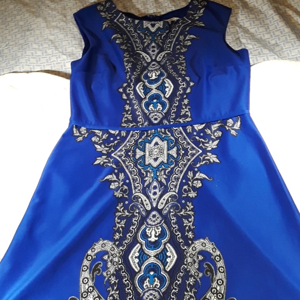 Studio One N.Y. Blue Dress - Picture 1 of 8